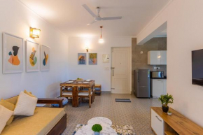 Tranquil 1BHK suite Pool Field Calangute Da Alohas